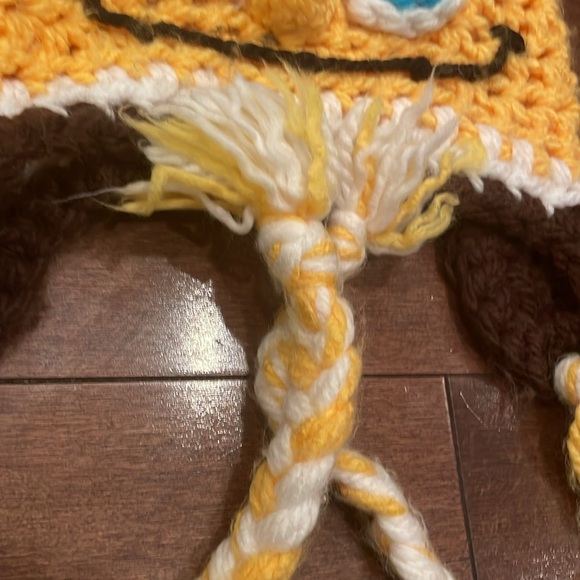 Handmade Crochet SpongeBob Hat - Picture 3 of 4